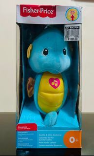 Fisher-Price Musical Baby Toy Soothe & Glow Seahorse, Blue; SRP: ₱1399.75
