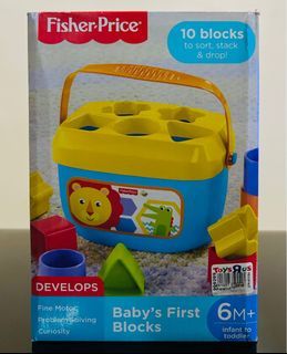 Fisher-Price Shapes Baby’s First Blocks Bucket; SRP: ₱799.75