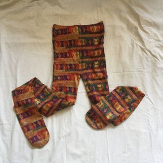 FRAPBOIS JAPAN Peruvian Print Stockings / Tights