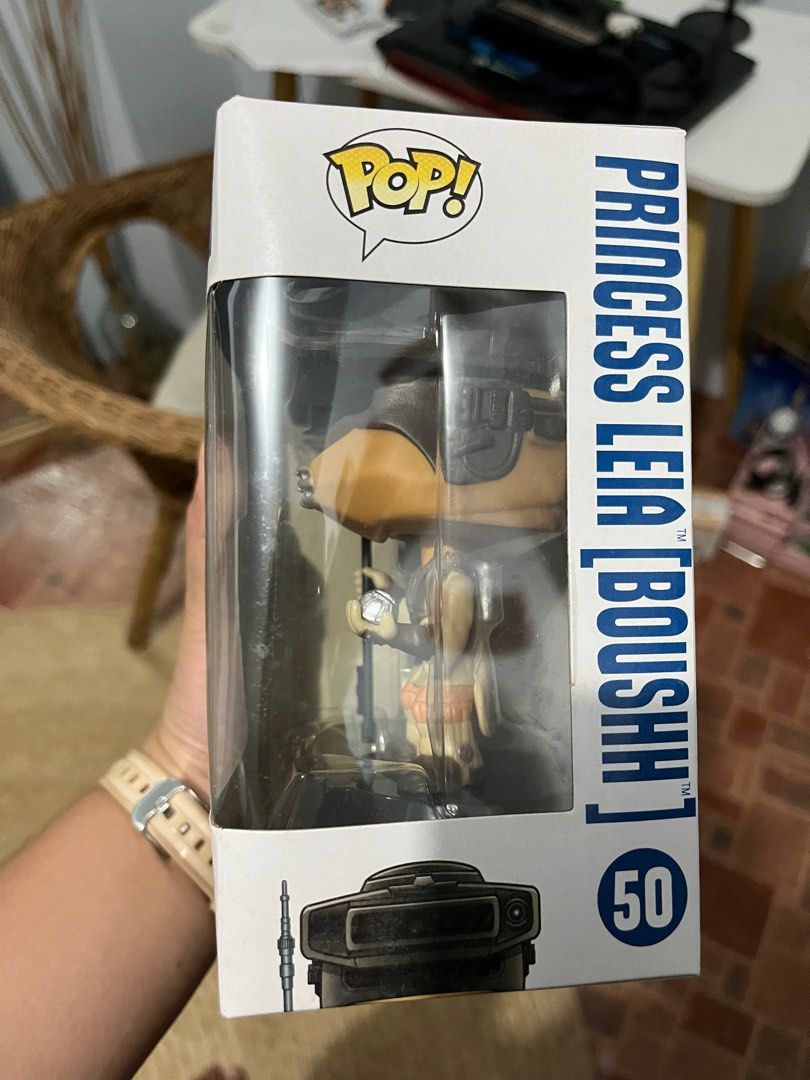 Funko Pop Princess Leia (Boushh) (Category: Designer & Blind Box Toys) located in Valenzuela. Submitted by renkaramel (Listing ID 1309161009, Image 2). Description: Funko Pop Princess Leia (boushh) MISB 9/10 box condition due to dirt and paint (please see pictures for reference) Price is still negotiable Location: Valenzuela City .
