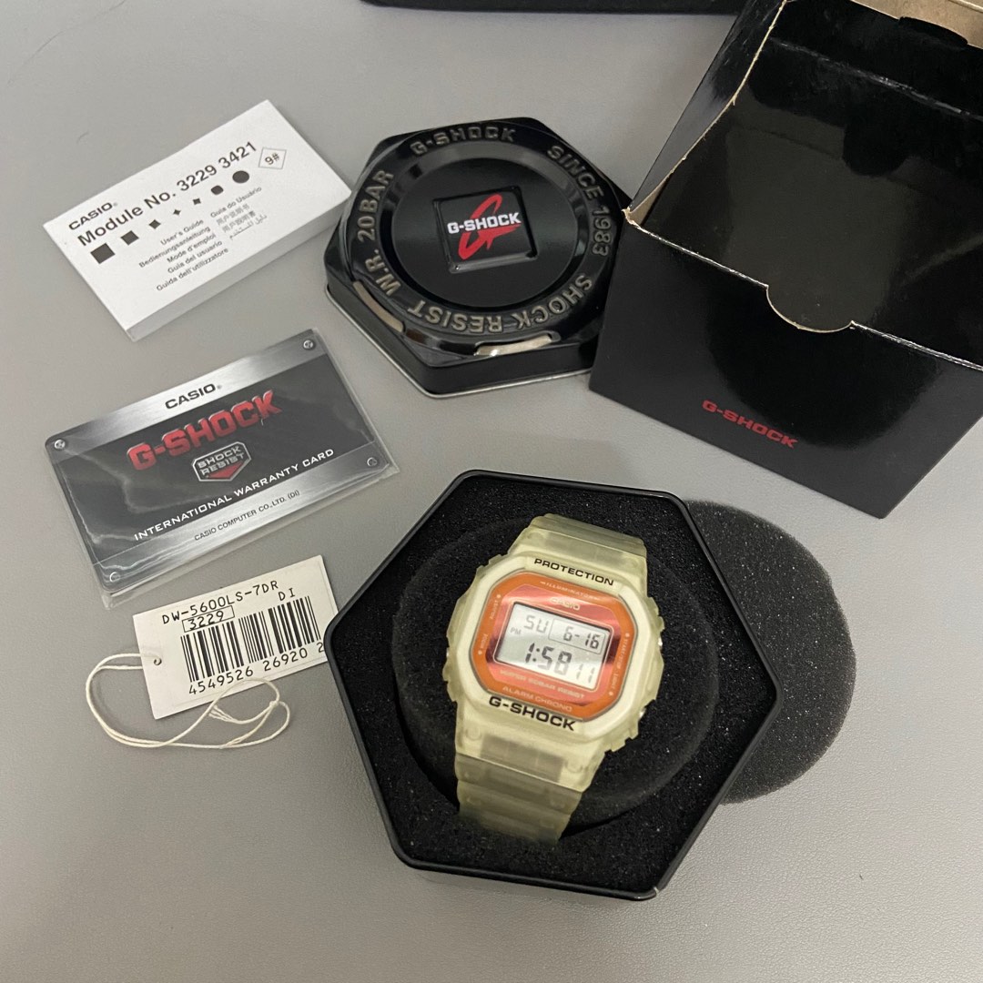 Gshock （DW5600LS-7）, Men's Fashion, Watches & Accessories, Watches on  Carousell