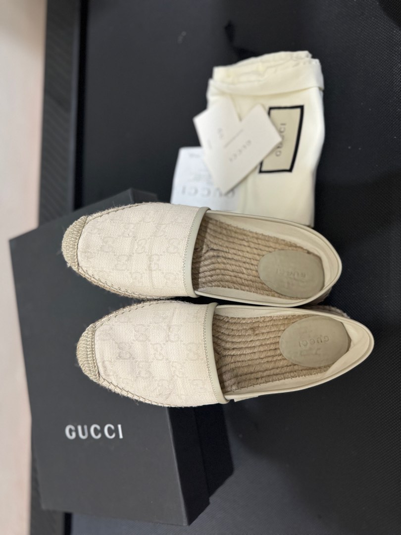 Gucci espadrilles white hotsell