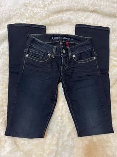 Guess Jeans Dark Wash Low Rise Boot Cut Jeans