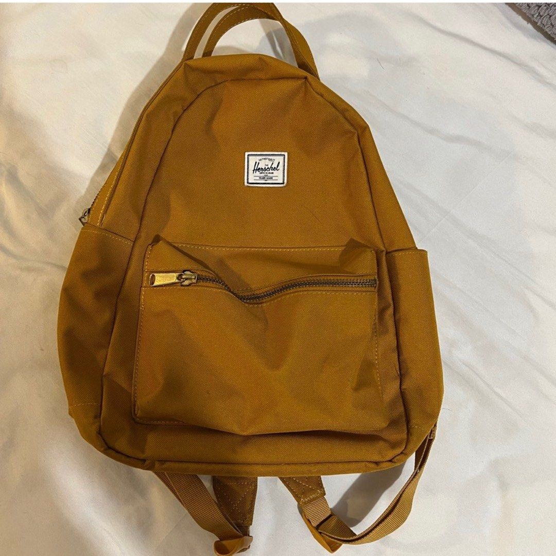 Herschel yellow mini backpack cheap