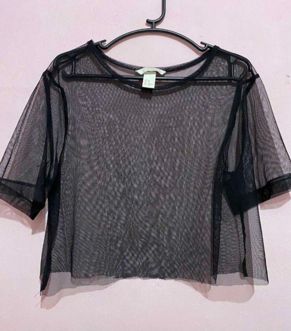 H&m fishnet top sales