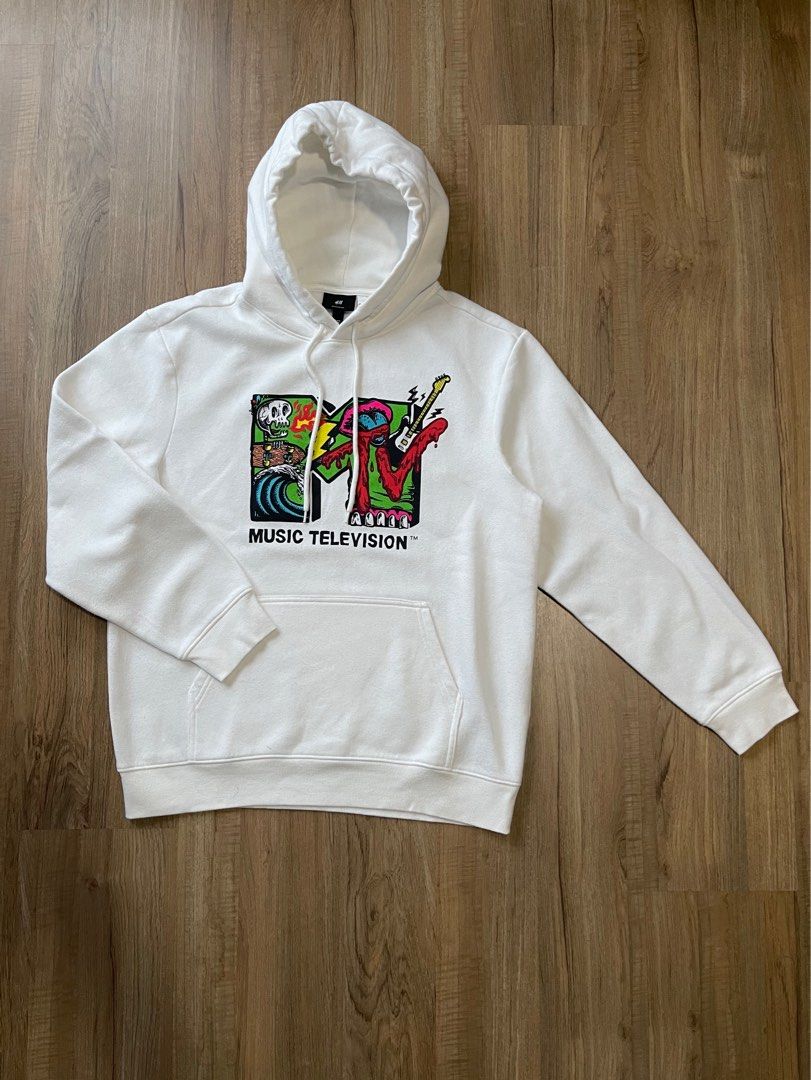 H M MTV Hoodie Men s Fashion Tops Sets Hoodies on Carousell