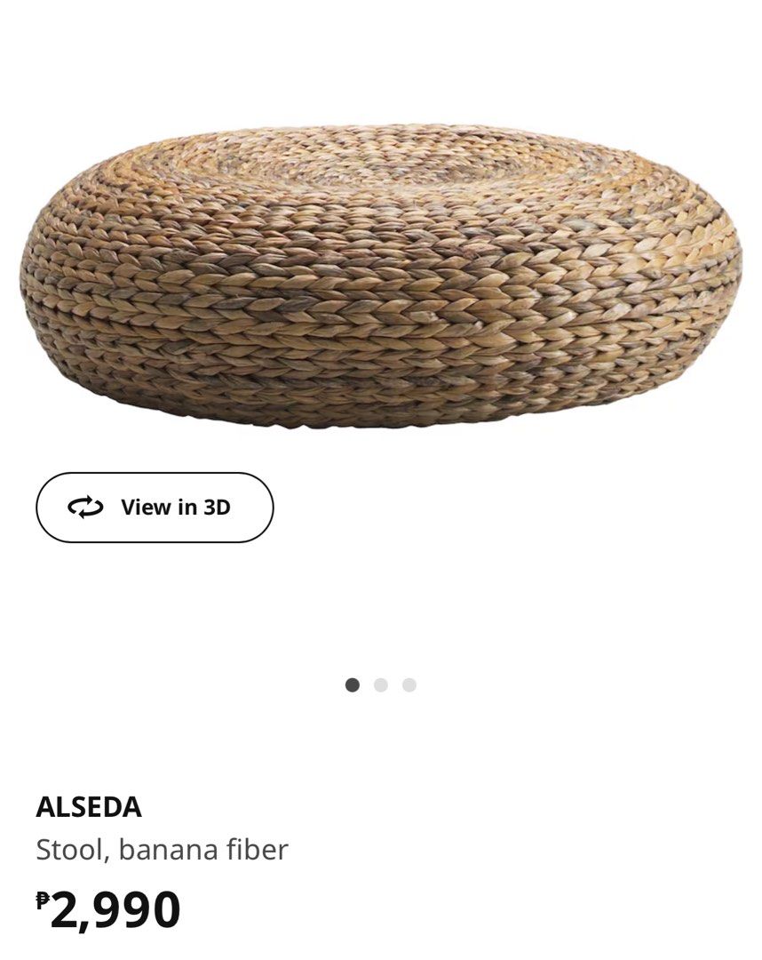 Ikea Alseda Rattan Stool (Category: Chairs) located in Manila. Submitted by goodstuffbyb (Listing ID 1309120736, Image 2). Description: .
