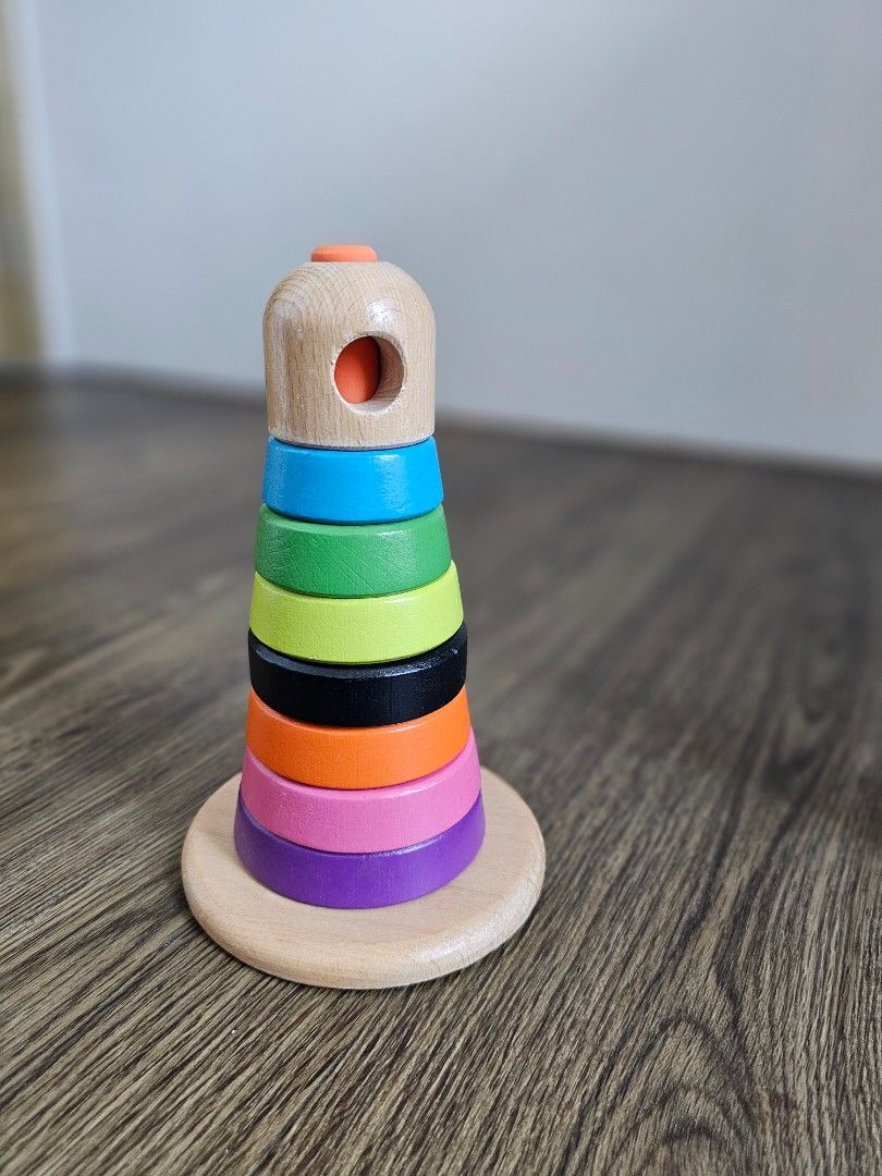 Ikea wooden stacking toy new arrivals