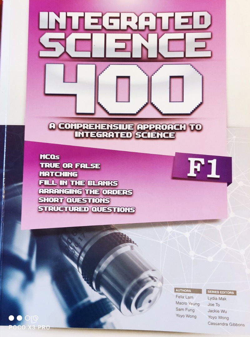 Integrated Science 400 F1 2023年版, 興趣及遊戲, 書本 & 文具, 教科書 - Carousell