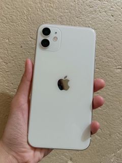 IPHONE 11 WHITE 128 GB FOR SALE or SWAP sa higher unit