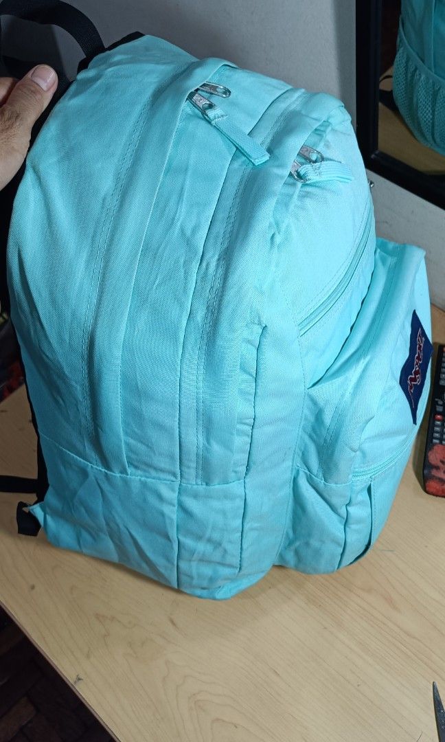 JanSport Big Student Aqua Dash School Backpack 30 liters (Category: Backpacks) located in Manila. Submitted by rockymagna82486 (Listing ID 1309116880, Image 3). Description: Pre loved authentic Excellent condition 17x12.5x9 30 liters Issues in pictures No to swap Loc Cubao qc.