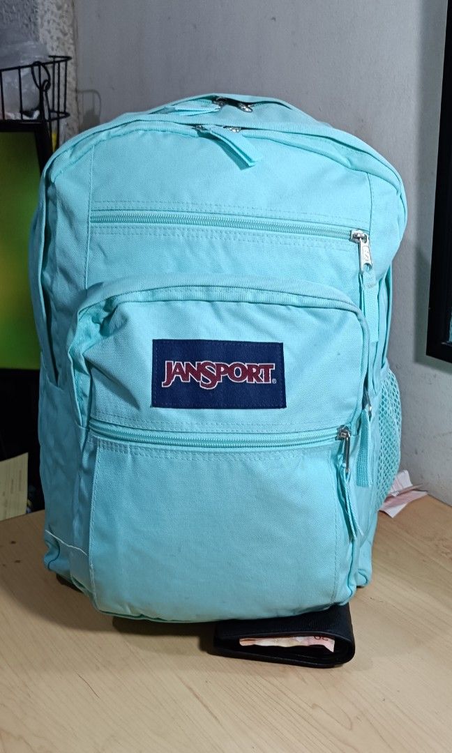 JanSport Big Student Aqua Dash School Backpack 30 liters Men s Fashion Bags Backpacks on Carousell