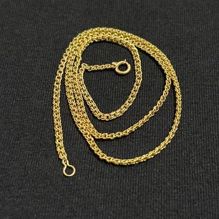 Japan Gold K18 Rare Design Chain Necklace