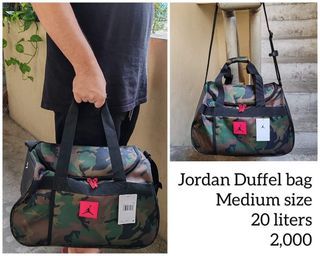Jordan duffle bag
Size medium
Brandnew
Original
2000 fix + sf

13pcs available