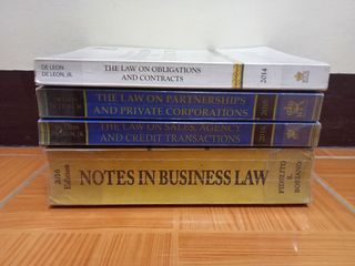 Law books for Accountancy Student (Bundle)