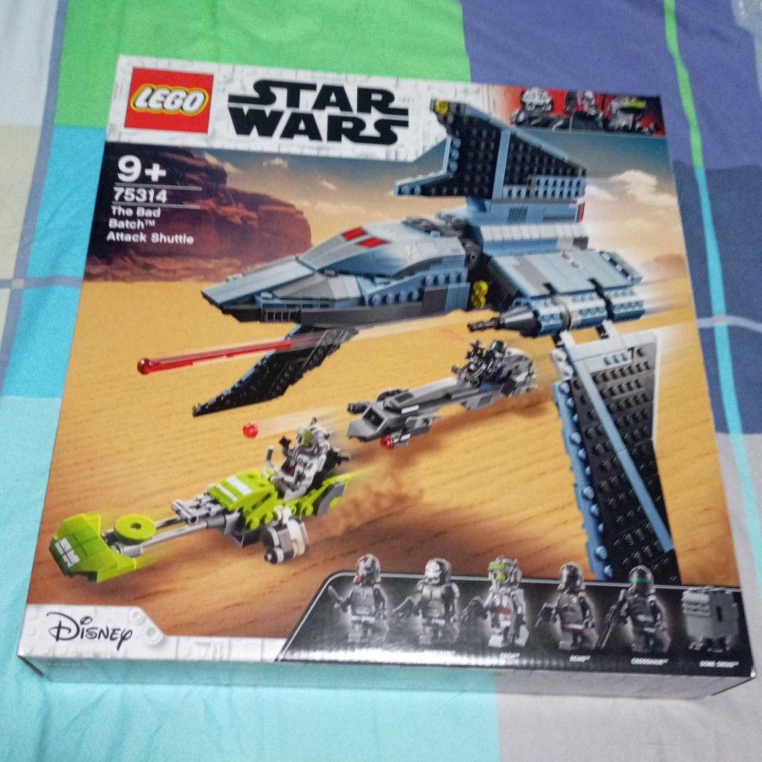 Retired LEGO StarWars 75314 The Bad Batch Attack Shuttle New Sealed Set Hobbies Toys Toys Games on Carousell