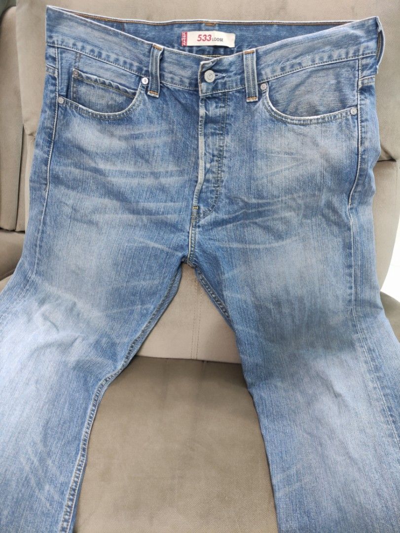Levi s Jeans 533 Loose 35x34 Levis Original Men s Fashion Bottoms Jeans on Carousell