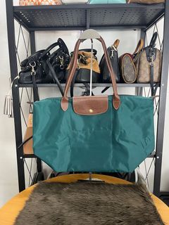 Longchamp Tote Bag (Green, Large)