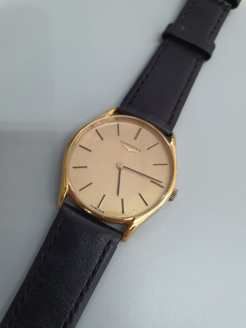 Longines watch gold plated store