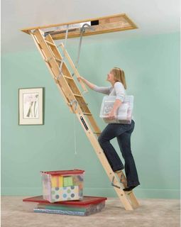 Louisville L254P Wood Attic Ladder