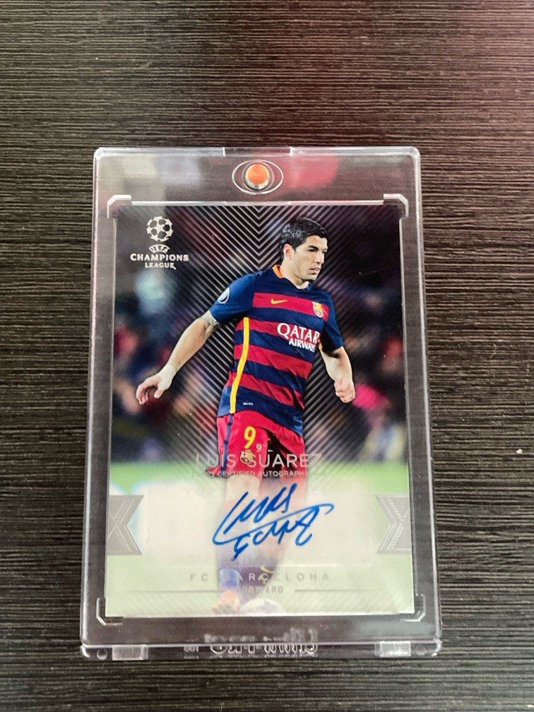 直筆サイン入り写真ルイス・スアレス フォトフレーム 鑑定書有り