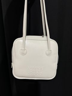 Marge Sherwood Piping Shoulder Bag - Vanilla Crinkle