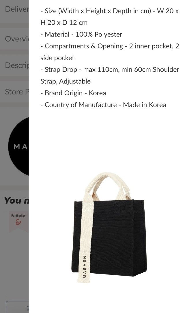 Marhen.J Ricky Mini Bag Women s Fashion Bags Wallets Cross body Bags on Carousell