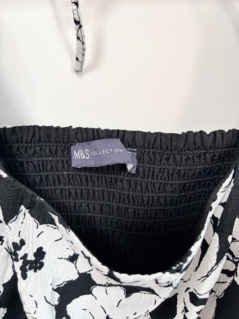 Marks and spencer black maxi dress store