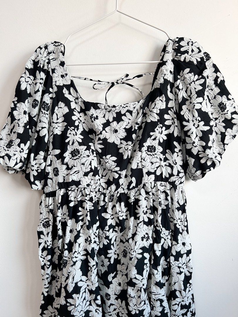 Marks and Spencer Black Floral Maxi Dress
