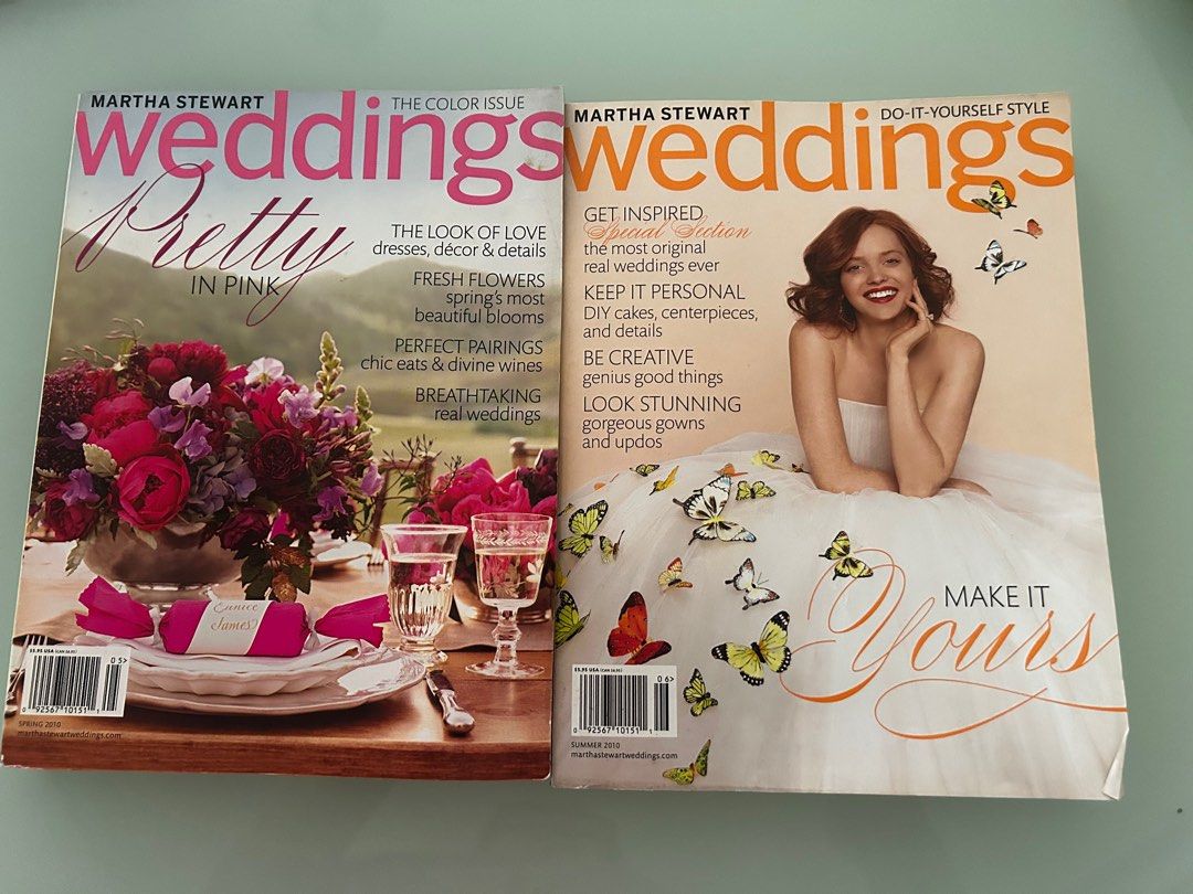 martha stewart weddings 2010 (Category: Magazines) located in Mandaluyong City. Submitted by jeunefille168 (Listing ID 1309004755, Image 1). Description: second hand martha stewart weddings 2010 spring & summer issue shipping for the account of the buyer payment options: bpi bdo or gcash no reservations allowed .