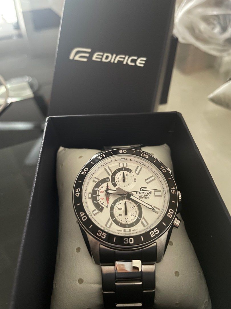 Men s Casio Edifice Chronograph Steel Watch EFV550D 7AV