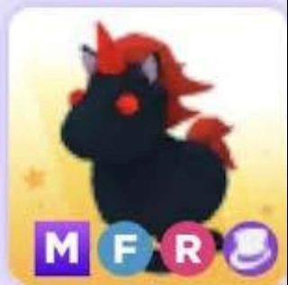 MFR Black Unicorn (Adopt Me)