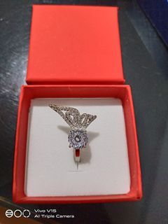 Moissanite special cut ring