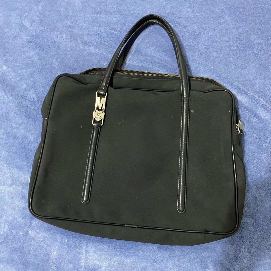 Moschino Laptop Bag Women s Fashion Bags Wallets Purses Pouches on Carousell