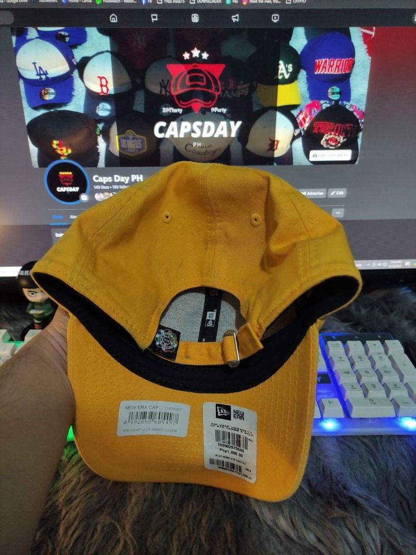 New Era UST Growling Tigers UAAP 9Forty Adjustable Cap, Men's Fashion ...