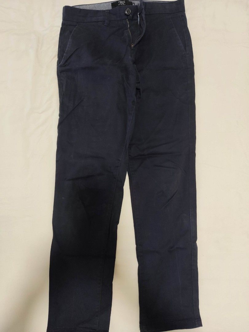 NEXT black trousers size 28s Men s Fashion Bottoms Trousers on Carousell
