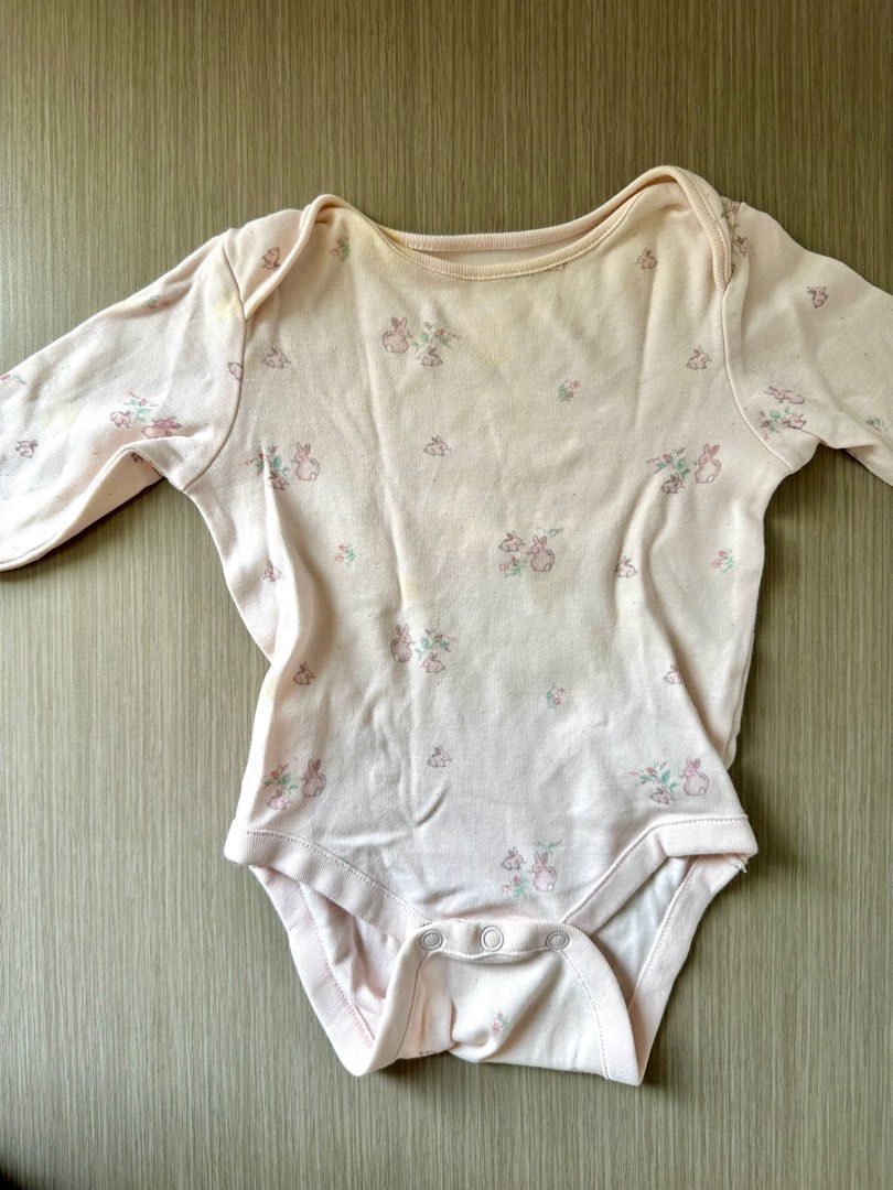 Next Long Sleeve Bunny Bodysuit size 3-6mos, Bayi Anak, Baju