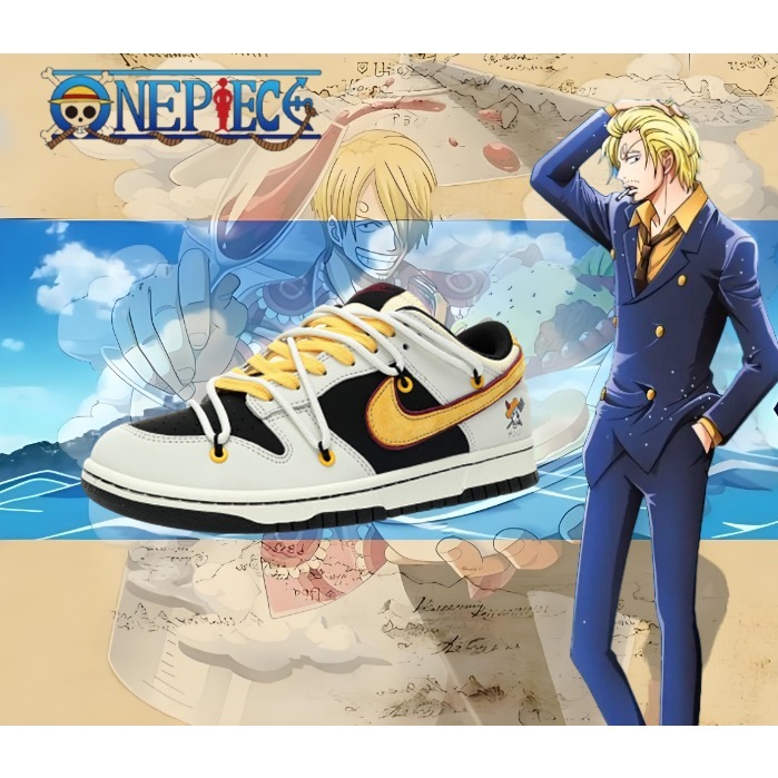 Nike Dunk Low One Piece Sanji Men s Fashion Footwear Sneakers on Carousell