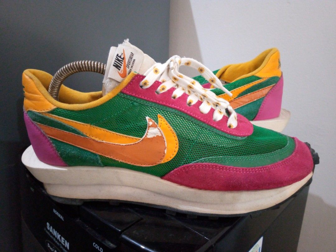 Nike ld waffle sacai green purple clearance