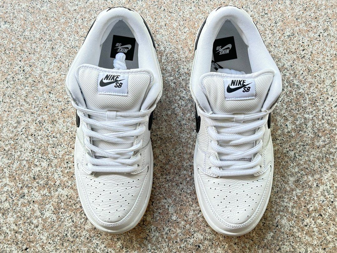 nike sb dunk low orange label white