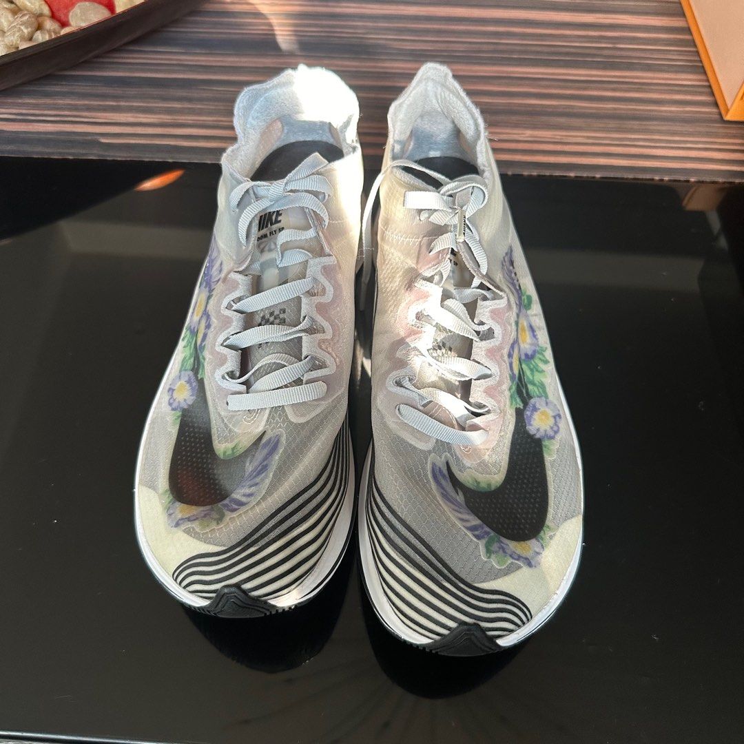 Nike Zoom Fly 3 SP Floral White Racing Sneakers Womens US8.5 Women s Fashion Footwear Sneakers on Carousell