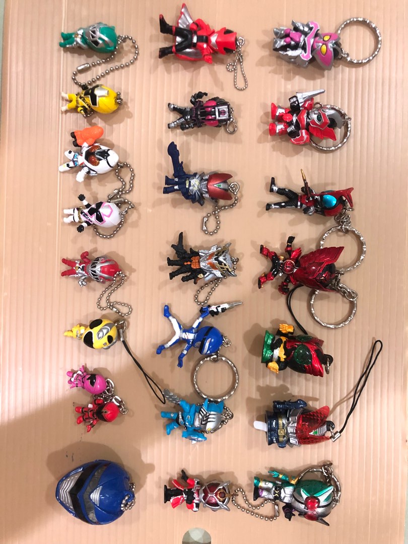 Original Kamen Rider/Power Ranger hard toy keychain, Hobbies & Toys ...