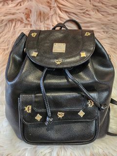 Original Mcm leather backpack