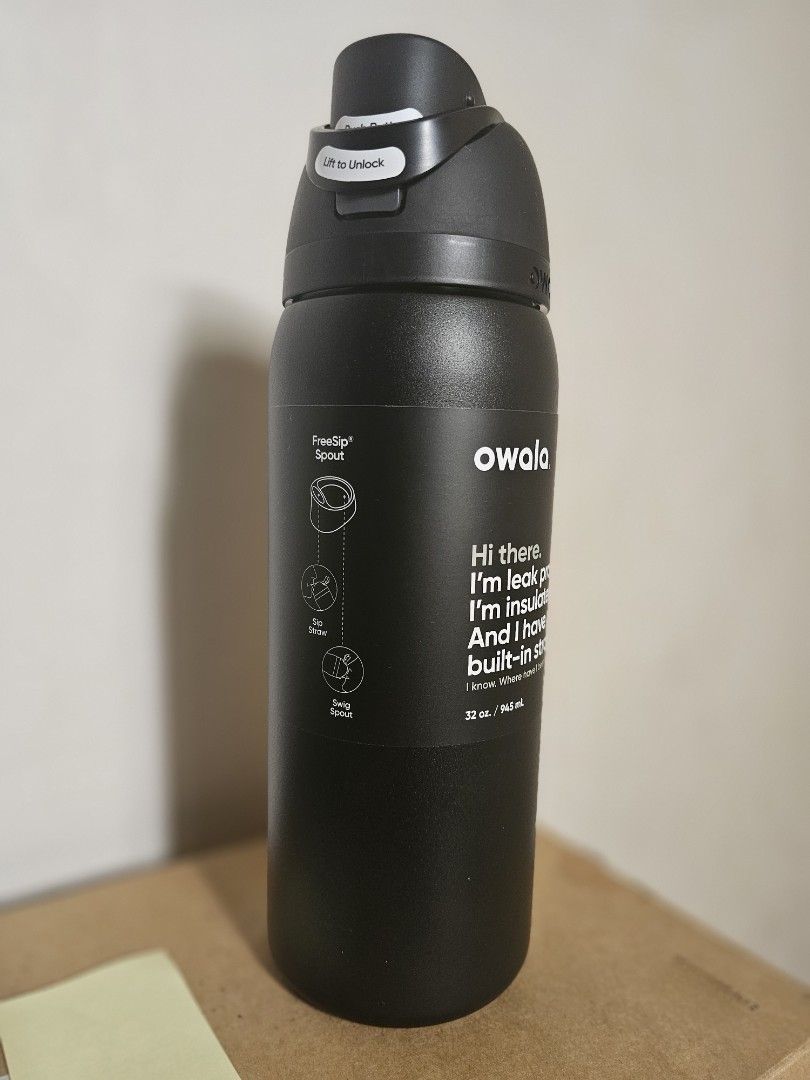 Owala Very Very Dark 32 oz - On hand (Category: Water Bottles & Tumblers) located in Manila. Submitted by heykoala_ph (Listing ID 1309004689, Image 1). Description: Brand new Owala 32 oz Very Very Dark No dents or scratches. Check our IG page at Hey Koala for more details. 😊.