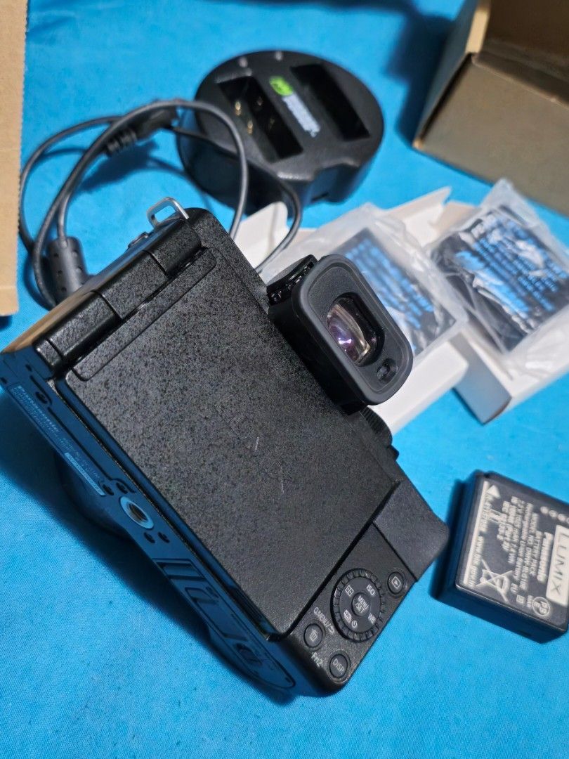 Panasonic Lumix G100V (Category: Cameras) located in Quezon City. Submitted by gmgclassic (Listing ID 1308916328, Image 3). Description: Great Condition Rarely used 3 batteries 256gb 16gb Negotiable NO SWAP RFS - No time to use QC Area .