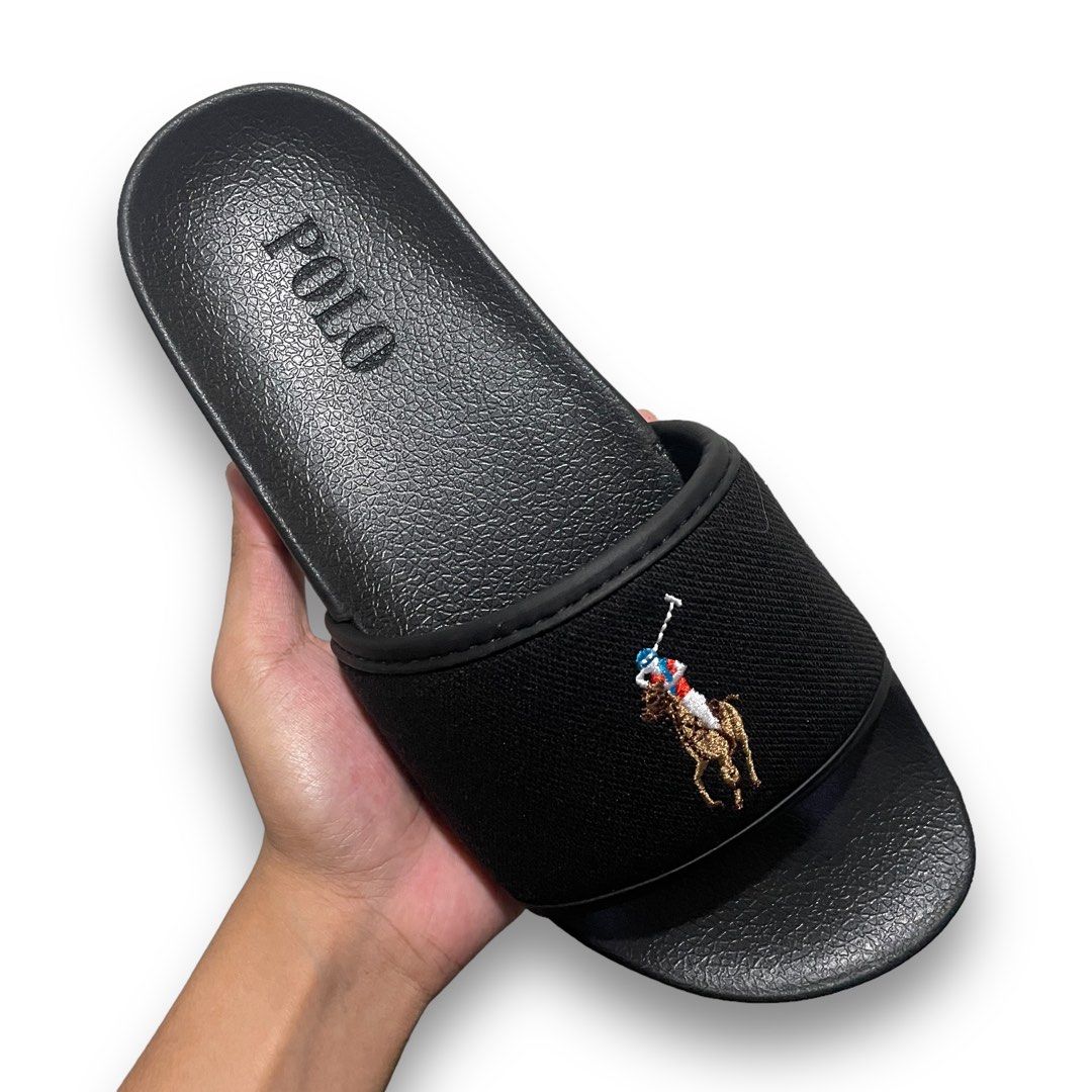 Polo Ralph Lauren Slides (Category: Slippers & Slides) located in Marikina City. Submitted by 1800shelves (Listing ID 1309133172, Image 1). Description: Polo Ralph Lauren Signature Slides Size: 39 EU | Fits 7 Mens or 8 Womens Brand new never used Complete with box Price: 🏷️ ₱ 2,500 PM for more details! Other sizes available for pre-order. Tags: RL, Polo Ralph Lauren, Polo RL.