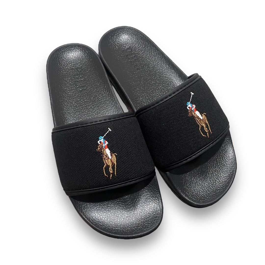 Polo Ralph Lauren Slides (Category: Slippers & Slides) located in Marikina City. Submitted by 1800shelves (Listing ID 1309133172, Image 3). Description: Polo Ralph Lauren Signature Slides Size: 39 EU | Fits 7 Mens or 8 Womens Brand new never used Complete with box Price: 🏷️ ₱ 2,500 PM for more details! Other sizes available for pre-order. Tags: RL, Polo Ralph Lauren, Polo RL.
