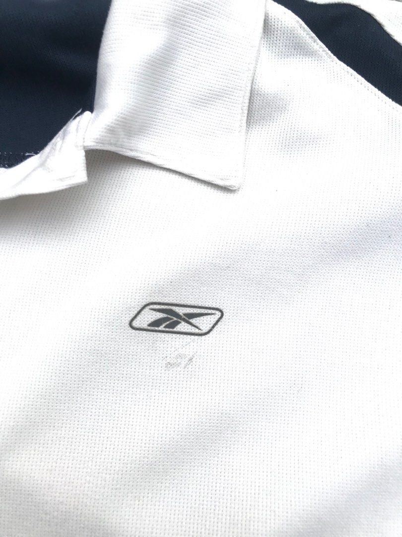 Polo shirt Reebok White kaos polo putih Reebok polo shirt golf