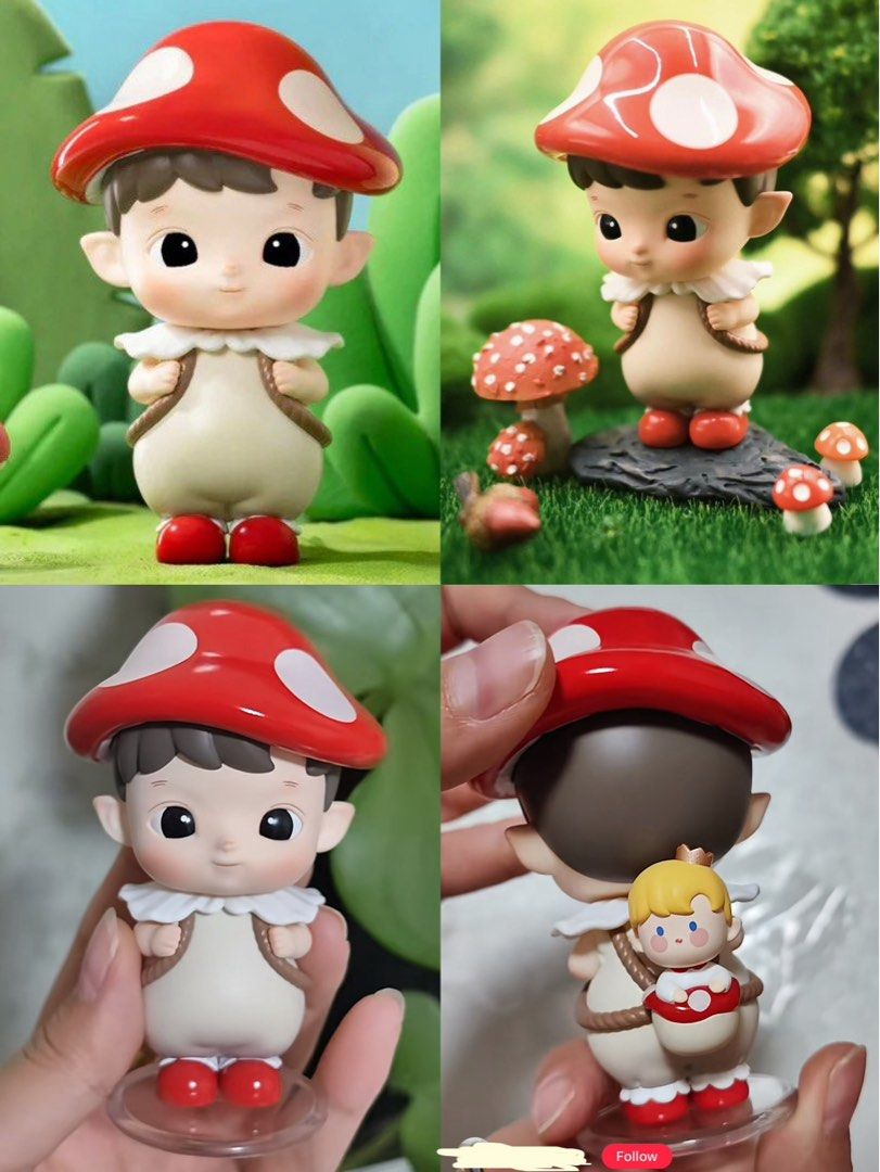 POP MART HACIPUPU Adventures In The Woods Series Figures Mushroom