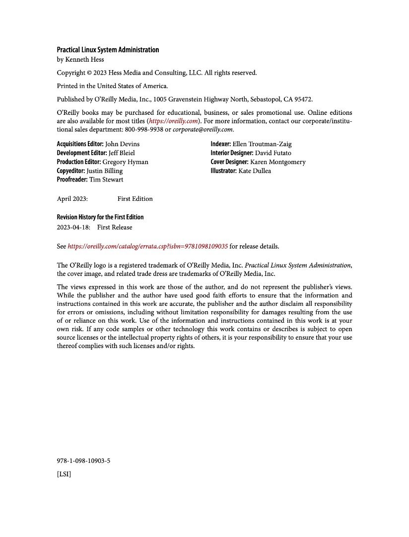 Practical Linux System Administration A Guide to Installation ...